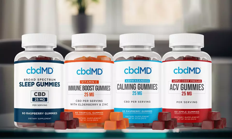 cbdMD CBD Vitamin Supplement Gummies For Overall Health & Wellness