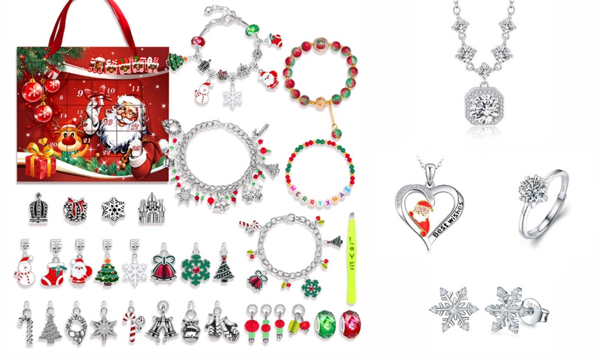 Image 1: Premium Countdown to Christmas Jewellery Advent Calendar