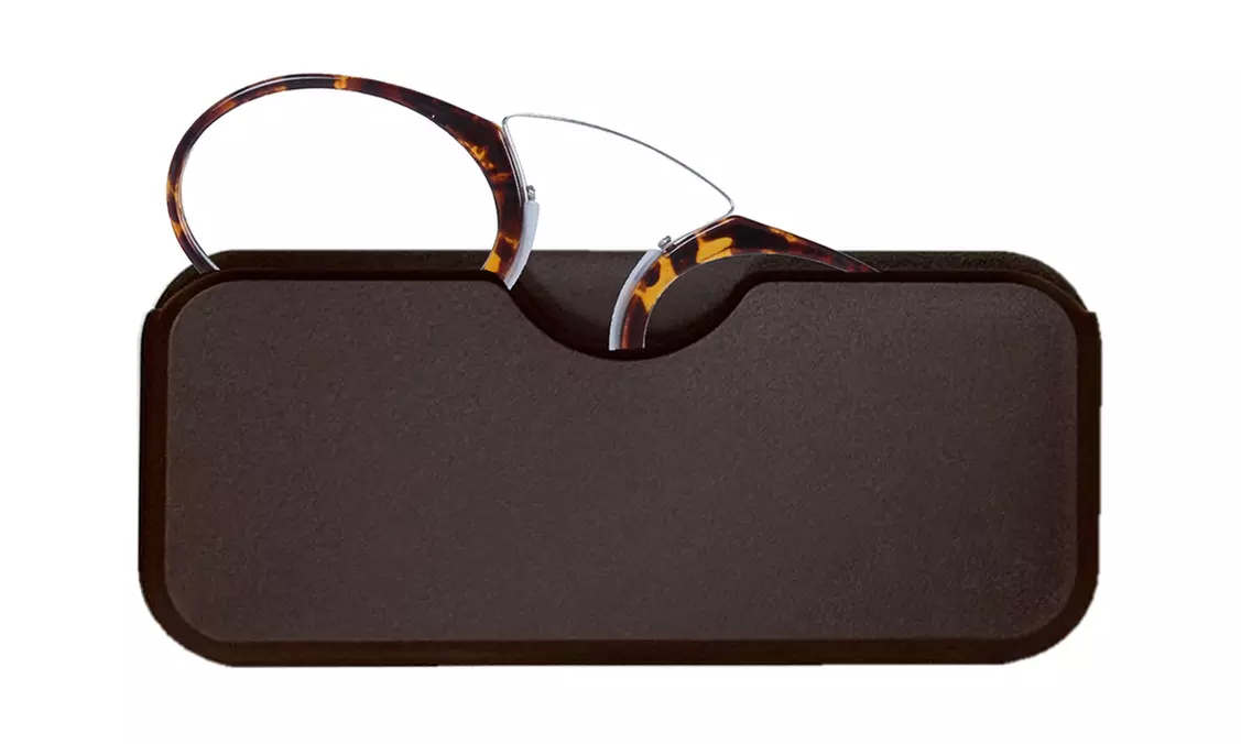 Waloo Ultra Thin and Compact Reading Glasses Readers with Case