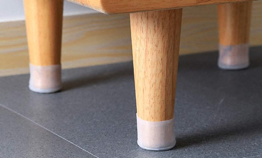 Image 2: Protective Caps for Chairs and Furniture Legs