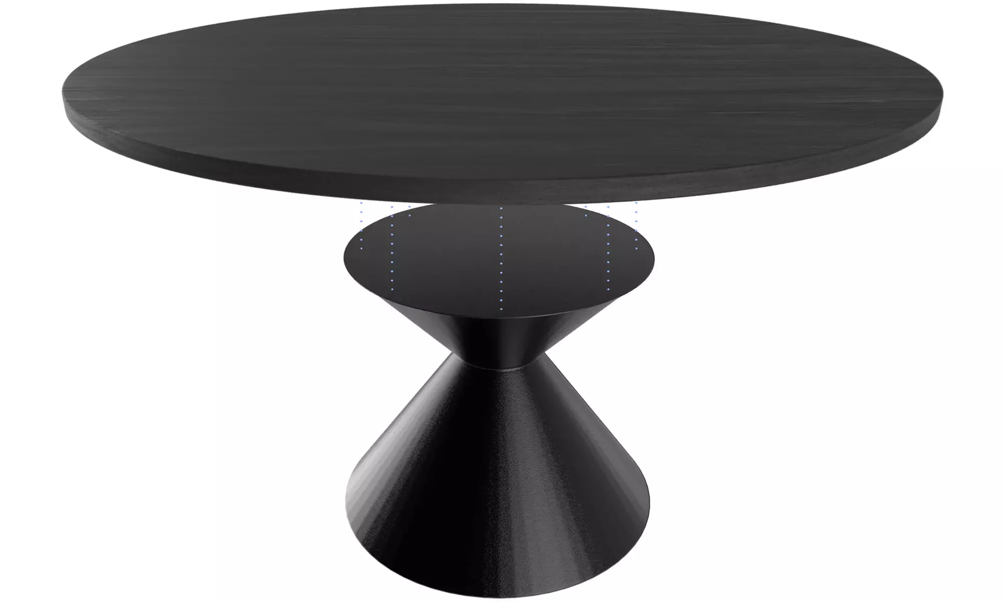 Table ronde fixe design de la marque Frankystar