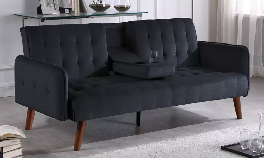 Canapé 3 places convertible "Perth" avec tablette centrale de Kocoon