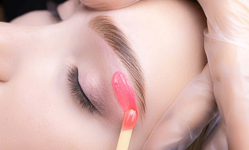 Image 2: Revitalize Your Style with a Haircut, Wax, or Thread & Tint