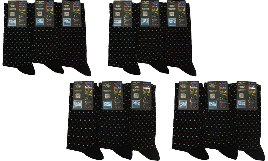 Image 12: Lot de 6 ou 12 chaussettes longues 39-46 Enrico Coveri