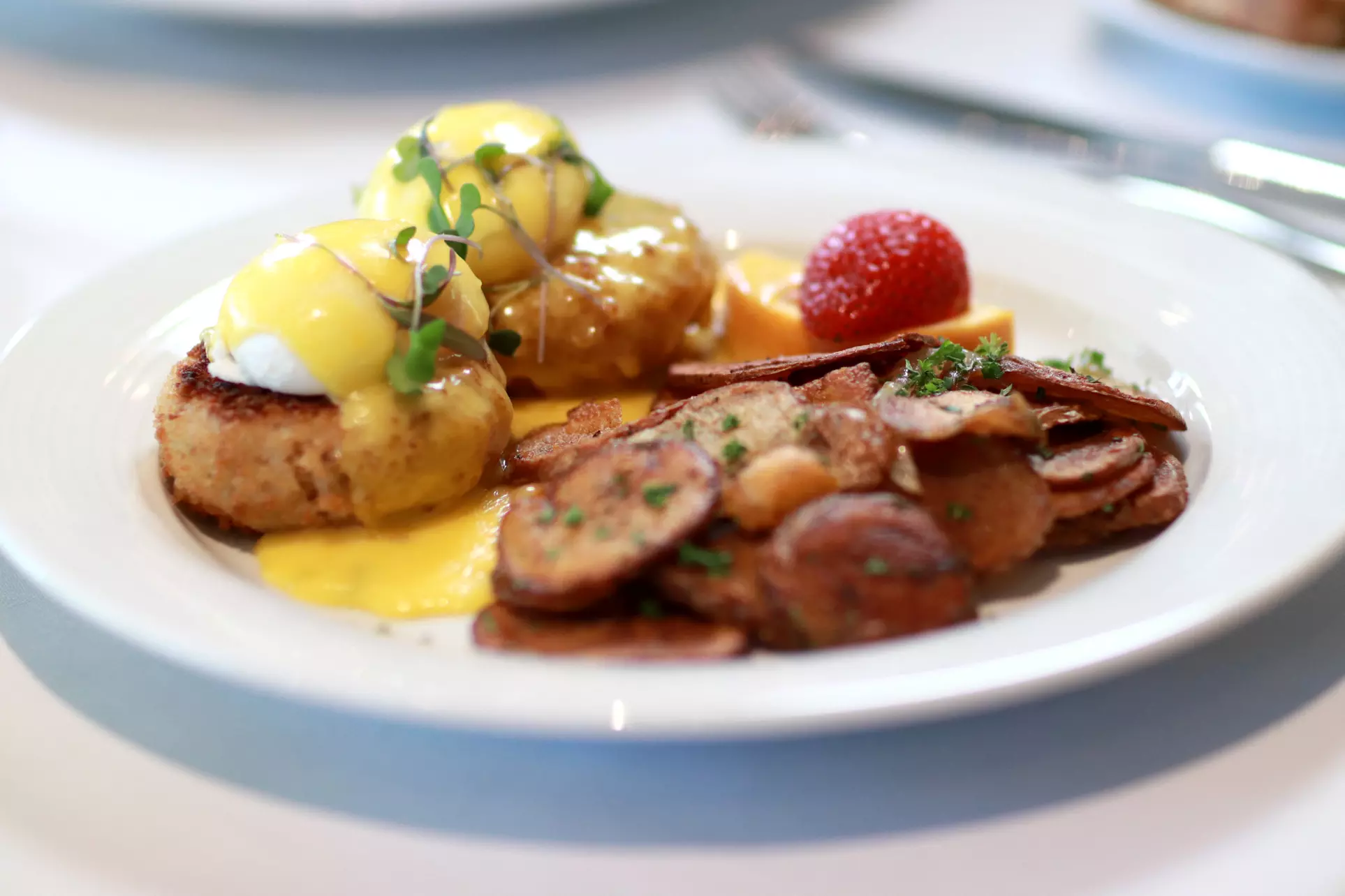 Enjoy Brunch Combo with Drink and Parking for Two or Four People