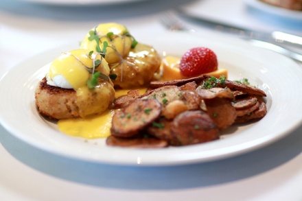 Choice of brunch entrée and drink for TWO - The Lobby Restaurant at Pinnacle Hotel