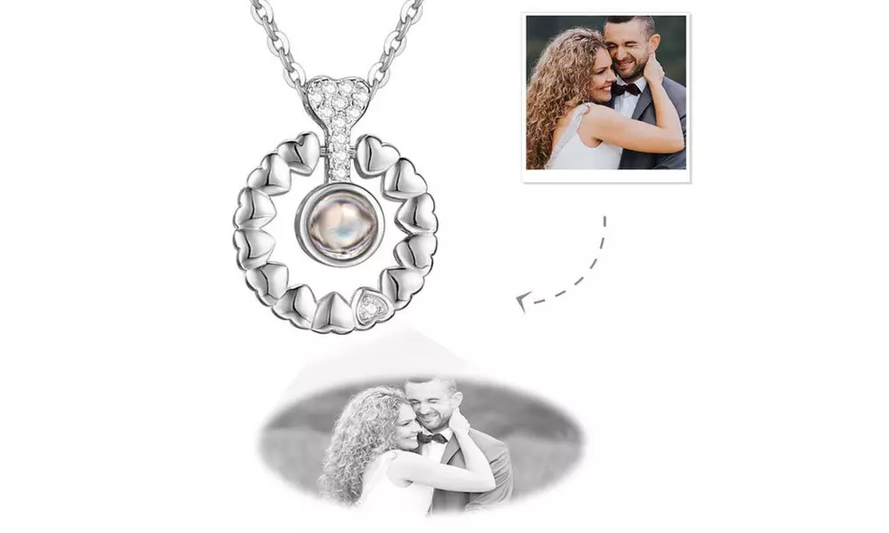 Halskette mit Projektion