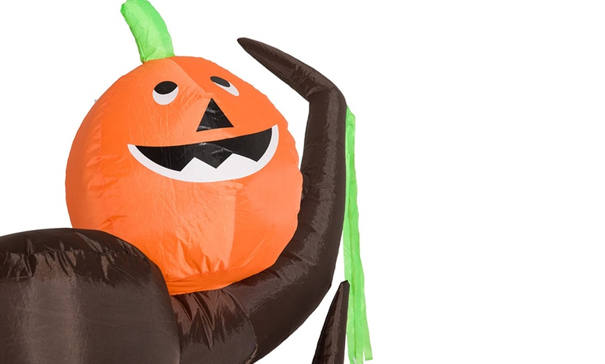Image 20: HomCom Halloween Inflatable Tree with LED Lights
