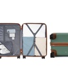 Image 23: KONO Stylish Stripe Design Suitcase with Spinner Wheels
