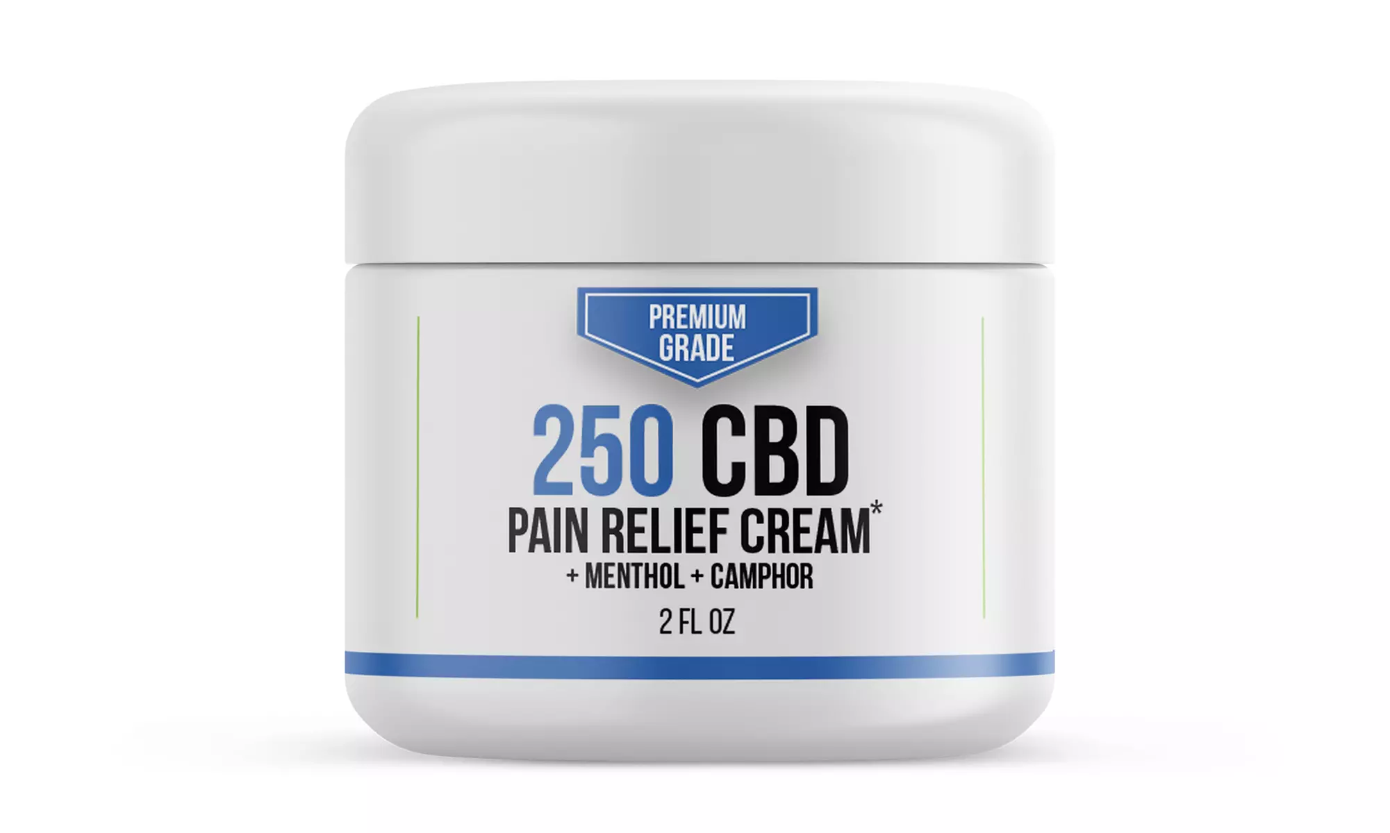 Pain Relief Cream with Premium CBD & Menthol from Select Organics (250mg-1500mg)