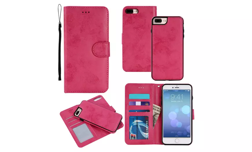 Image 17: Etui pour iPhone en suède PU