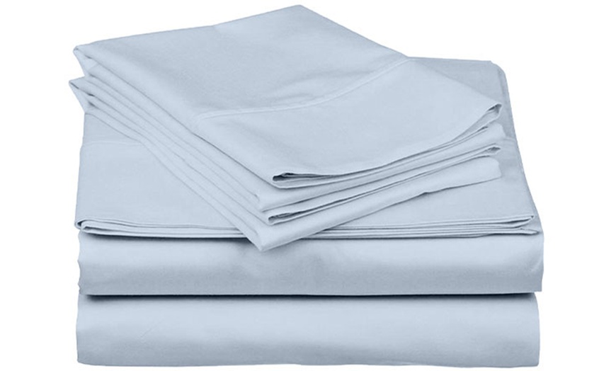 Image 7: Satin Bed Sheets Set