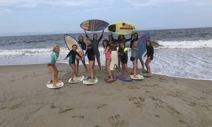 Image 2: Skimboarding Camp Sessions with Coaching for Up to One to Four Kids
