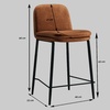 Image 6: Lot de 2 chaises de bar "Amir" de DOOSENSE
