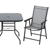 Image 15: Tempered Glass Table with Two Chairs