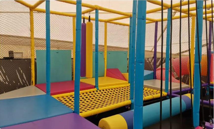 Image 3: Marina Mall AD: Ninja Trampo | Building Block- 90-Min Super Saver Pass