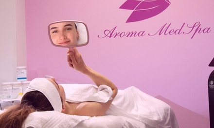 60 Minute HydraFacial with RF Skin Tightening and LED Light Therapy - Aroma Med Spa