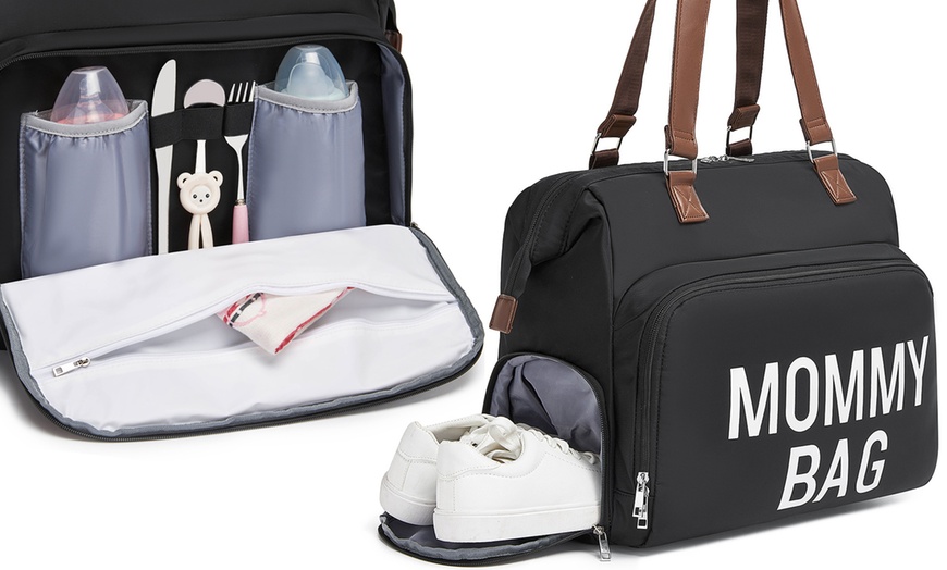 Image 5: Kono Wickeltasche mit Schuhfach und isolierten Taschen