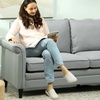 Image 3: HOMCOM Modern 3-Seater Sofa
