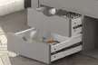 Lit enfant "Cosmos" avec tiroirs et matelas 90 x 200 cm gris de Home Deluxe, livraison offerte - Image 5