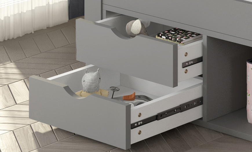 Image 5: Letto per bambini con cassetti e materasso Home Deluxe