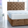 Image 1: Naples Velvet Ottoman Divan Bed 