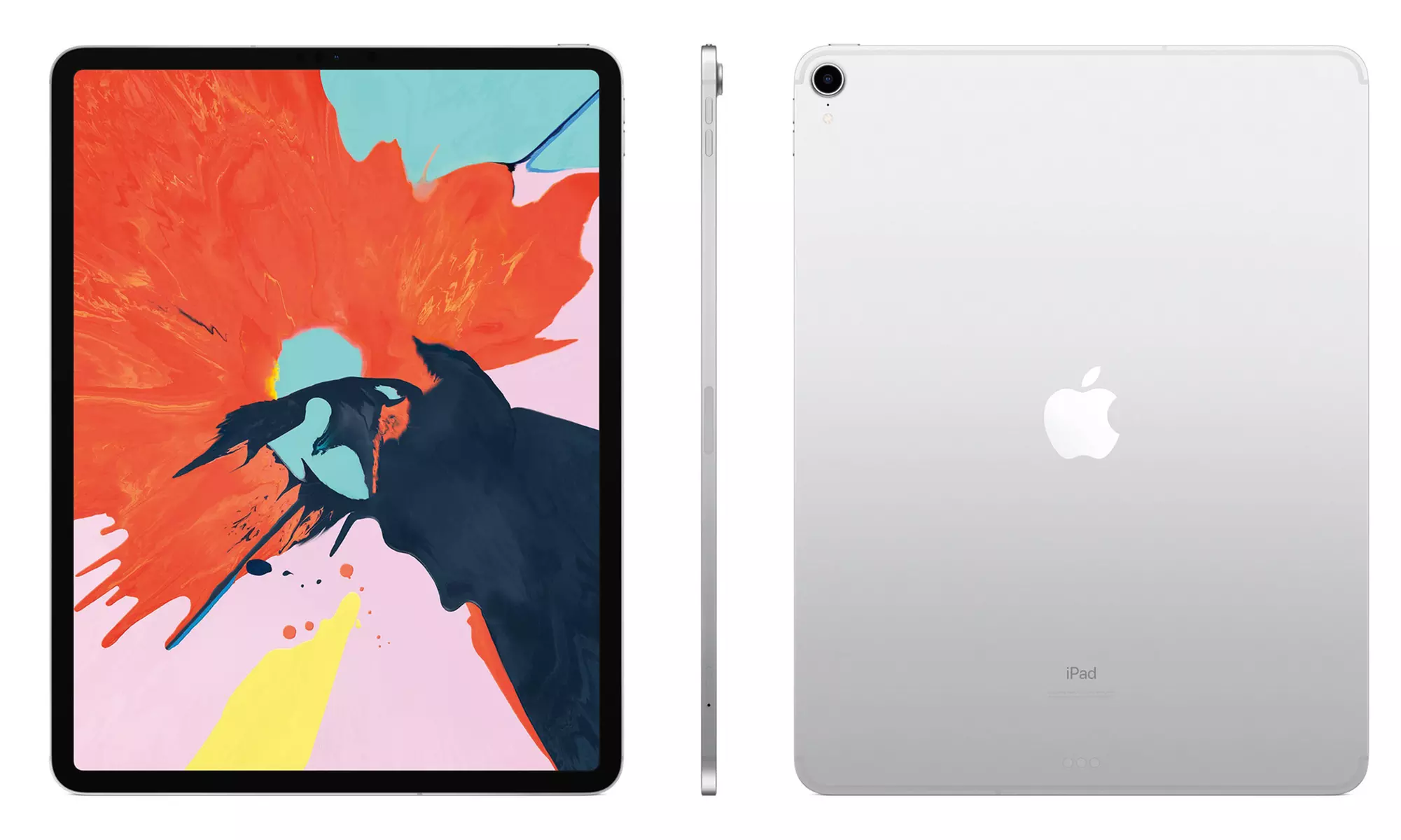 Apple iPad Pro 12.9" Tablet (3rd Gen.) (Refurb. A-Grade) with MFi-Certified Charging Cable and Generic Power Adapter - Second Medium