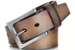 Mio Marino Men's Genuine Leather Belt, Classic Jean Style, 1.5" Width - Second Medium