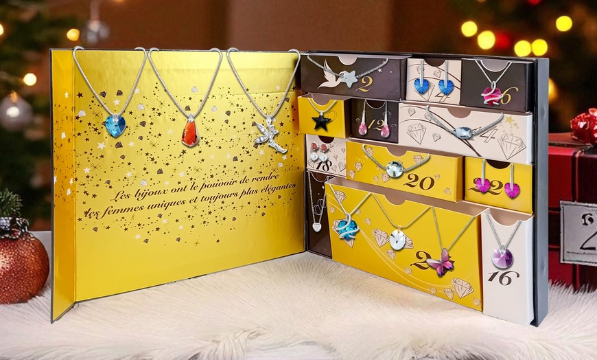 Image 1: Calendario de Adviento con 12 joyas con brillantes, de SC Crystal