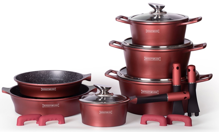 Image 3: Batterie de cuisine 17 pièces en aluminium de Royalty Line