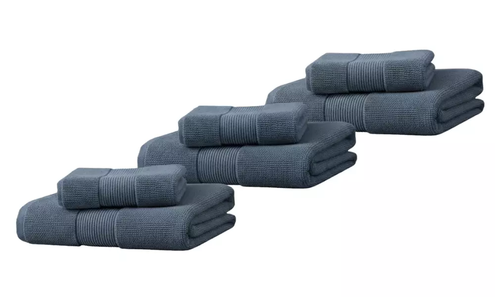 Coppia di asciugamani e telo bagno in spugna 100% cotone di Pompea