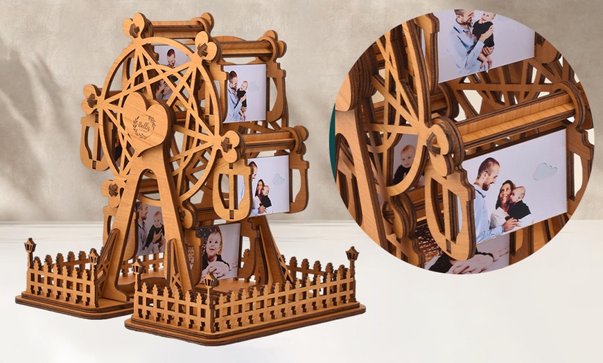 Image 2: Foto-Riesenrad aus Holz in der Farbe nach Wahl