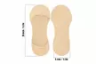 3 Pairs Ultra Low Cut Liner No Show Non Slip Invisible Socks for Flats Shoes - Second Medium