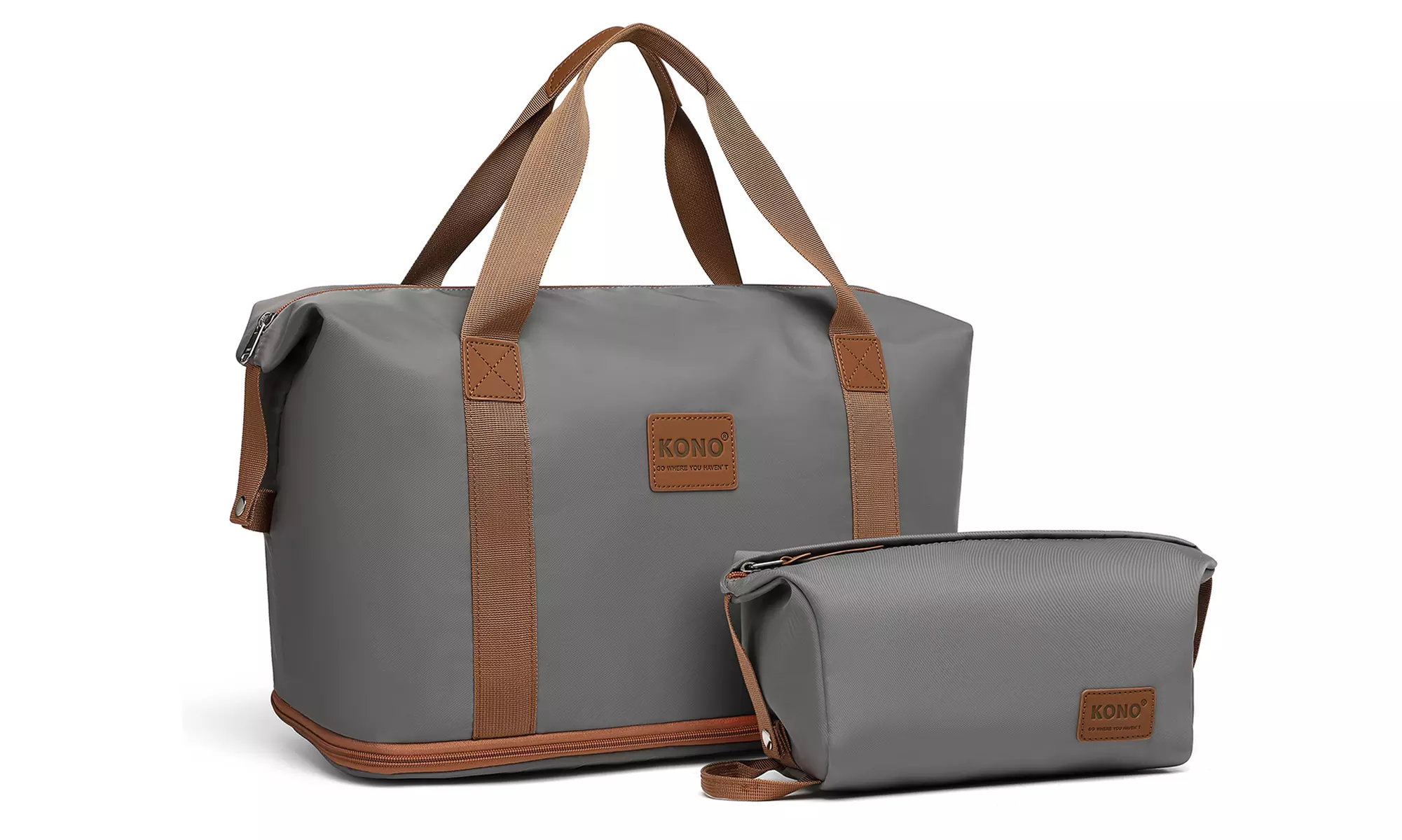 1x oder 3x Kono Reisekoffer inkl. Reisetasche und Kulturbeutel