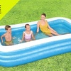 Image 1: Inflatable Above Ground Pool 305x183x56cm