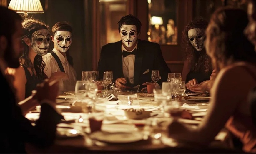 Image 1: Ticket für Krimi Dinner für 2 Personen mit 4-Gänge-Menü und Prosecco 
