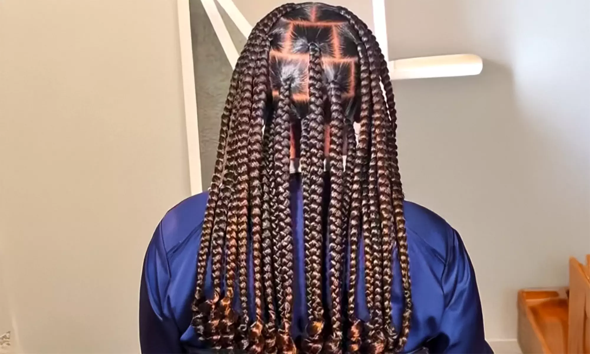 Kinky Twist Braids with Extensions - Shoulder Length