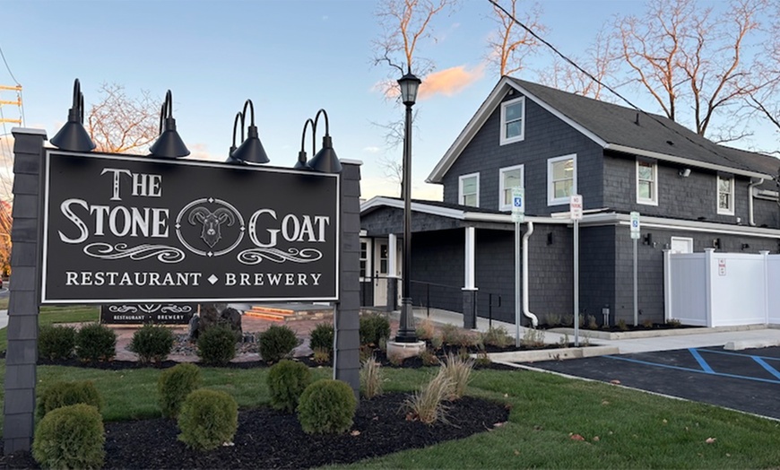 Image 3: 1 or 2 16oz Craft Beers and Smash Burger for Outside Beer Garden