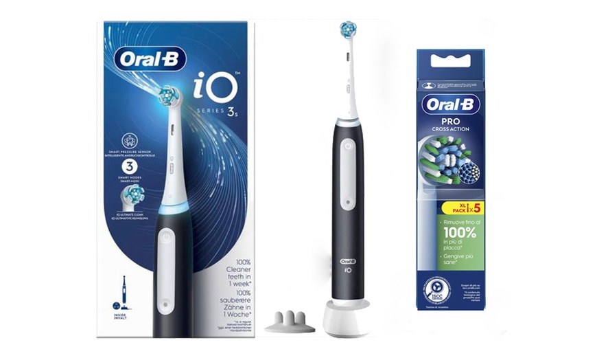 Image 4: Oral-b Pro Serie 1 o IO serie 3 con 5 o 10 cabezales Crossaction o Sensitive Clean