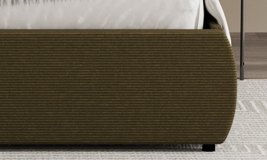 Image 14: Lit coffre Milano design arrondi