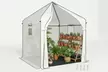 Outsunny Walk-In Garden Greenhouse with Roll-Up Door and Windows - Image 3