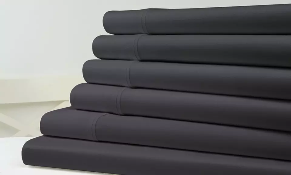 Kathy Ireland Gallery 1200 Thread Count Cotton Rich 6 Piece Sheet Sets