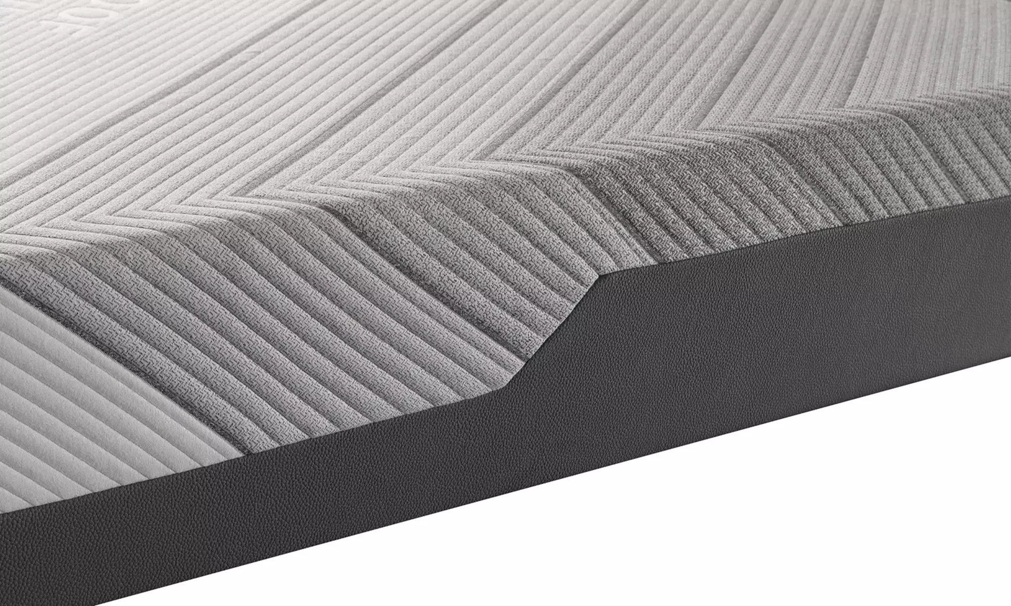 Matelas Sampur hybride mémoire de forme gel, tissu bambou et charbon