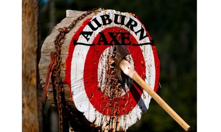 60-minute Axe Throwing - For 2 People - Auburn Axe