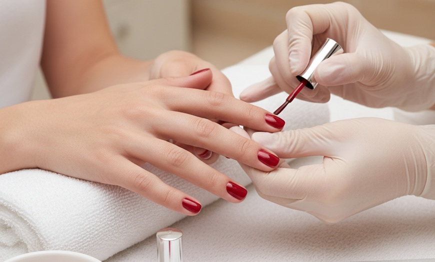 Image 5: Manicura, pedicura o puesta de uñas de acrílico con semipermanente