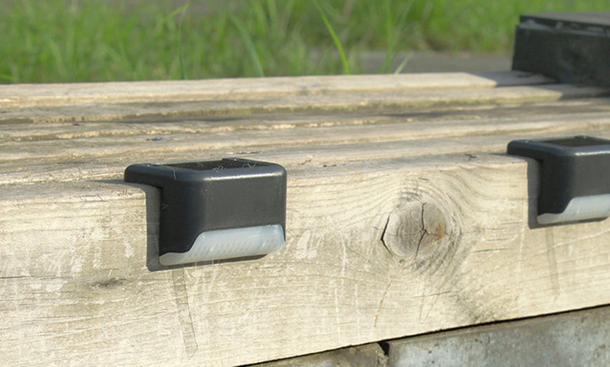 Image 9: Outdoor Solar Deck Lights x4, x8 Options