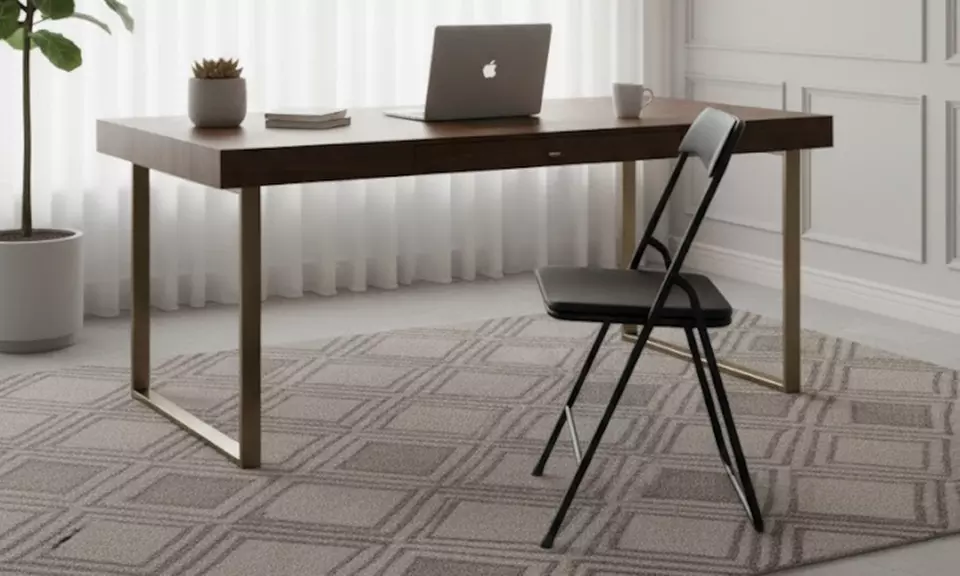 6 sedie pieghevoli imbottite in metallo