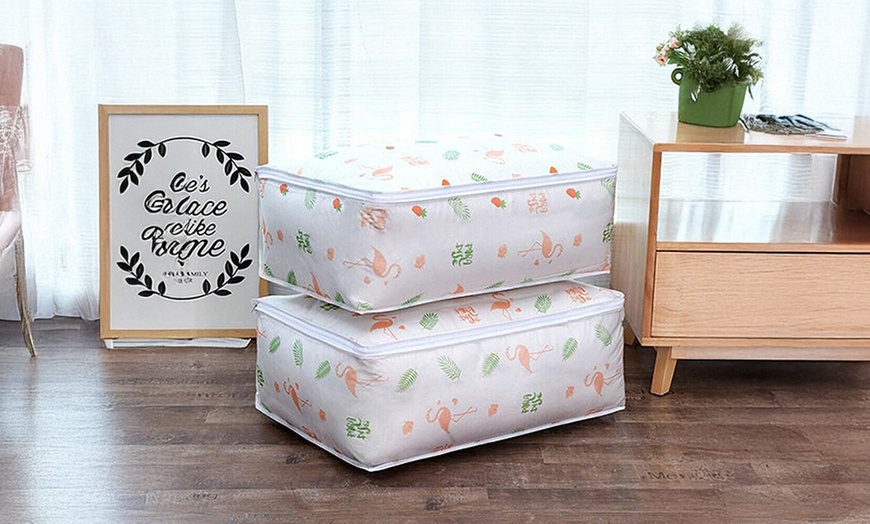 Image 34: Anti Dust Large Storage Bag Clothes Quilt Blanket Storage Sort Home Organizer