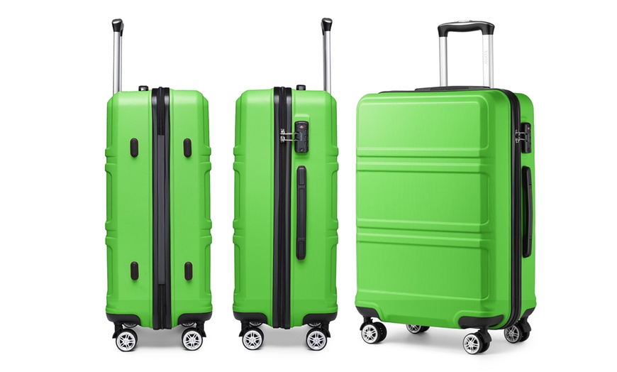 Image 7: Travel Suitcase with 360° Spinner Wheels and TSA Locks