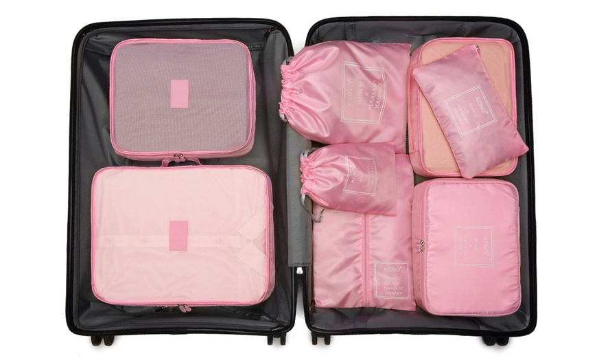 Image 11: Maleta o juego de maletas de ruedas con set de bolsas organizadoras